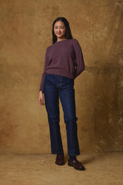 Standard Issue Cashmere Pullover in Orchid Purple