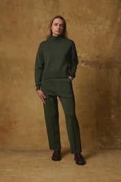 Standard Issue Merino Milano Pant in Loden Green